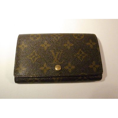 画像1: LOUIS VUITTON モノグラム 二つ折り財布　037