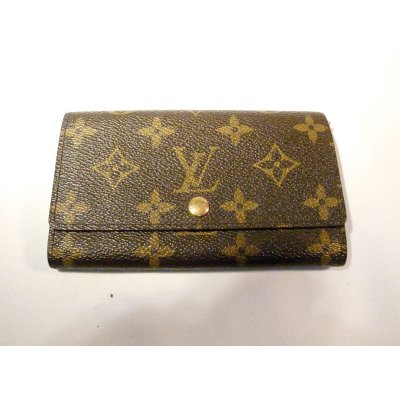 画像1: LOUIS VUITTON モノグラム 二つ折り財布　025