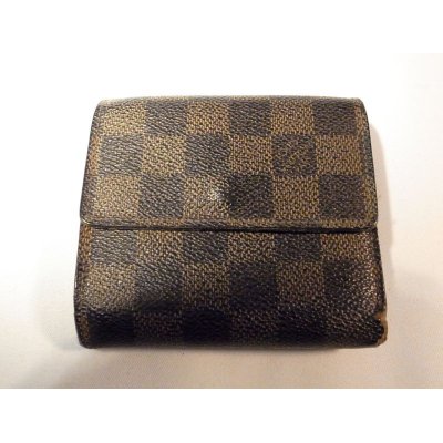 画像2: LOUIS VUITTON ダミエ 二つ折り財布　061