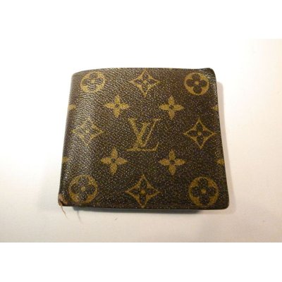 画像1: LOUIS VUITTON モノグラム 二つ折り財布　053