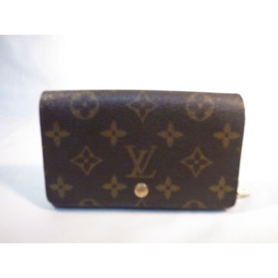 画像1: LOUIS VUITTON 　モノグラム 二つ折り財布 343