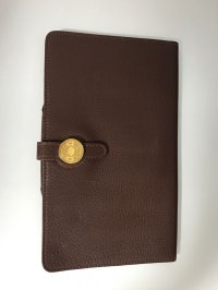 HERMES　エルメス　ドゴンGM　ブリュレ　長財布　700